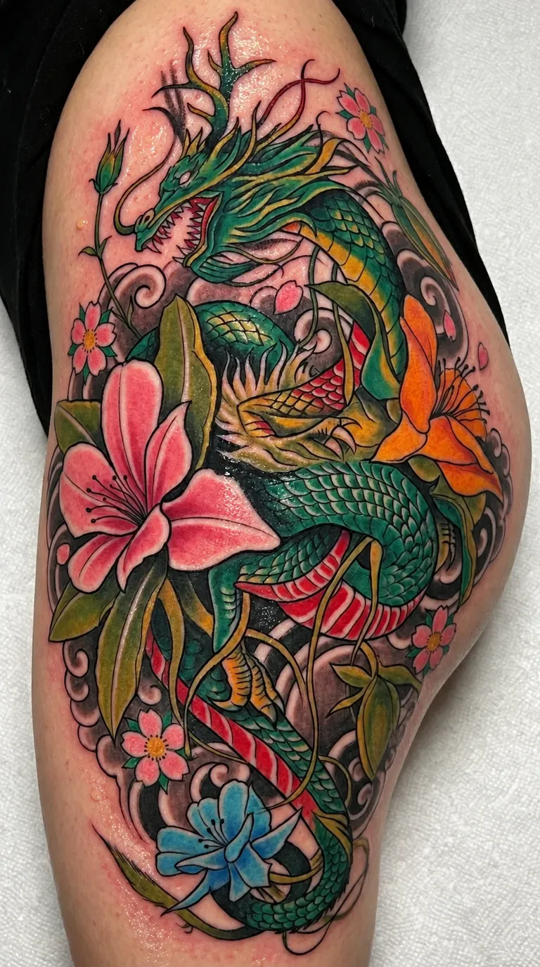 Ryū Rojo, recién terminado